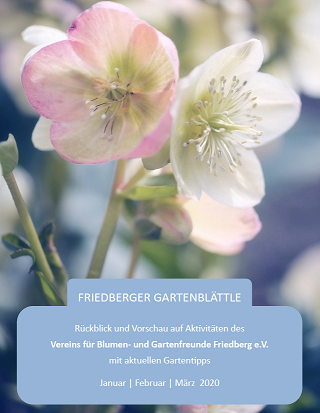 Unser Friedberger Gartenblättle Winter 2020